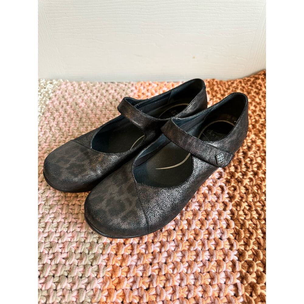 Dansko Women’s Mary Jane’s w/ Leopard Print Size 39